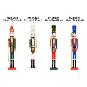 Gran Decoración Navideña de Cascanueces, Soldado de Madera para Exhibición Festiva - Product Image 2