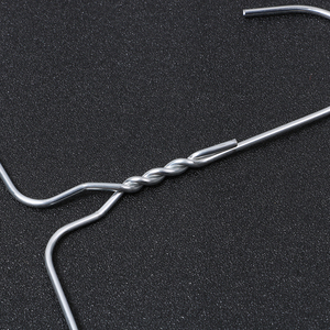 Cintres à fil galvanisé, Design personnalisé, pour le linge et la maison et le supermarché - Product Image 5