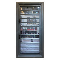 Caraïbes ouragan impact aluminium verre persiennes jalousie persienne fenêtre en verre ventilation opérable flyscreen