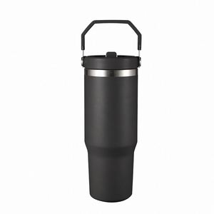 Stainless Steel Portable Beverage Tumbler with Handle, 20oz Insulated <b>Travel</b> <b>Cup</b> for Car and Office - Product Image 5