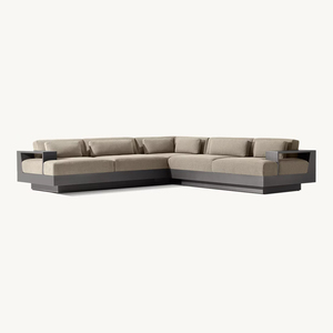 Chất Lượng Cao Nhôm Patio Vườn Nhôm Khung Cắt <span class=keywords><strong>Sofa</strong></span> Patio Ngoài Trời Đồ Nội Thất Sân Vườn <span class=keywords><strong>Sofa</strong></span> Set - Product Image 1