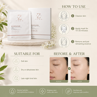 Masque de Nuit Réparateur au Lait Éclaircissant Bio Naturel Nonapeptide-1 Céramide, Masque Éclat Anti-Oxydant à l'Ergothionéine OEM