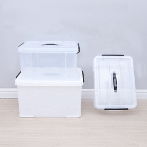 Пластиковый контейнер для хранения игрушек из полипропилена, большой вместимости, органайзер для детских игрушек, прозрачный ящик для хранения с крышкой - Product Image 1