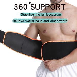Sudoración profusa durante el ejercicio con un cinturón que da forma al cuerpo mientras se ejecuta Fitness y protección de la cintura - Product Image 2