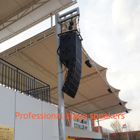 SHOW L208 Speaker panggung profesional, sistem Audio suara luar ruangan dalam ruangan pa pasif Line Array Speaker