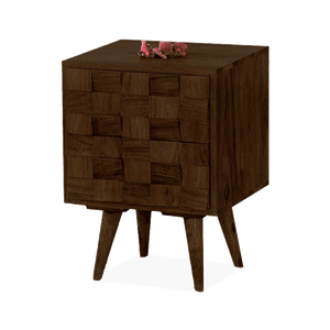 Table de chevet en bois massif Imperia au design moderne Armoire de rangement naturelle pour hôtel chambre salon utilisation en gros - Product Image 4