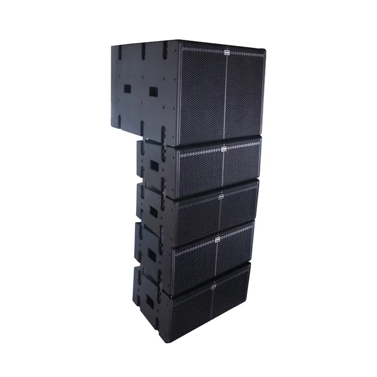 Sinbosen Speaker Bertenaga SA-208B, DSP Profesional Dua 8 Inci Array Garis DJ Pa Sistem Speaker