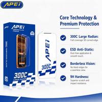 Protector de Pantalla de Vidrio Templado 9H 3D, Cobertura Total, Transparente, Sin Bordes, Pegamento Grueso, Sin Borde Blanco, para 17 18 Pro
