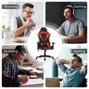 Chaise de jeu de qualité supérieure, directement de l'usine AJUNION, réglable en hauteur, ergonomique, chaise de bureau, chaise de course avec soutien <span class=keywords><strong>lombaire</strong></span> pour les joueurs - Product Image 5