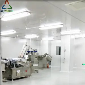 Industri Pharma Lab Rumah Sakit Persediaan Ruang Modular Pvc Sudut Operasi Bersih Ruang Isolasi Biaya Cleanroom