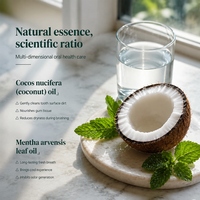 Dentifrice blanchissant saveur menthe fraîche, soin naturel, haleine fraîche, élimination des taches buccales, soin des gencives, 100g