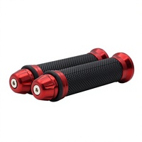 Poignées de guidon universelles en caoutchouc et acier JBLAY pour moto, 22 mm, 24 mm, moto tout-terrain, VTT, vélo électrique, accessoires durables antidérapants