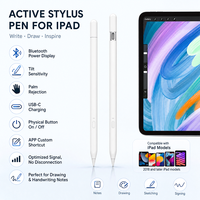 Stylet Actif pour iPhone Duo avec Rejet de la Paume, Sensibilité à l'Inclinaison, Chargement Magnétique Sans Fil 2018-2023 avec Personnalisation via APP
