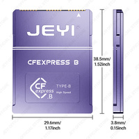 JEYI Factory konverter PCIe 2230 NVMe M.2, kecepatan tinggi CFexpress tipe-b 4.0 NVMe M.2 untuk kartu SSD Canon R5/Nikon Z9, stok pabrik