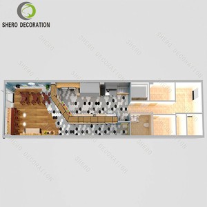 Design d'intérieur de <span class=keywords><strong>café</strong></span> élégant avec mobilier sur mesure haut de gamme, conception de <span class=keywords><strong>café</strong></span> tout-en-un, décoration de <span class=keywords><strong>café</strong></span> - Product Image 4