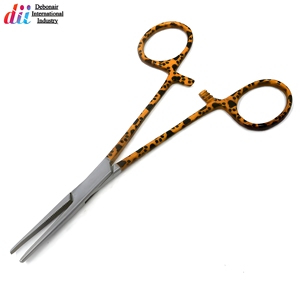 Juego de 3 Piezas de Instrumentos Médicos con Estampado de Leopardo: Pinza Kocher, Tijeras Lister para Vendajes. Proveedor Mayorista de Primera Calidad - Product Image 3