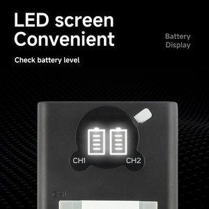 Chargeur de batterie rapide USB portable pour appareils photo <span class=keywords><strong>Canon</strong></span> IXUS 85 SX130 IS NB 6L NB 6LH, double emplacement, affichage LED - Product Image 3
