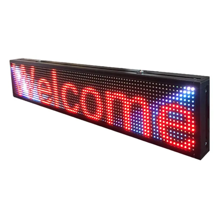 Factory direct sales led programming sign display moving ph10 outdoor full color led display