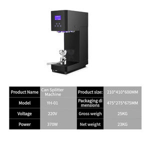 Máquina de sellado de latas semiautomática personalizable para uso comercial en tiendas de té con leche y cerveza - Product Image 2