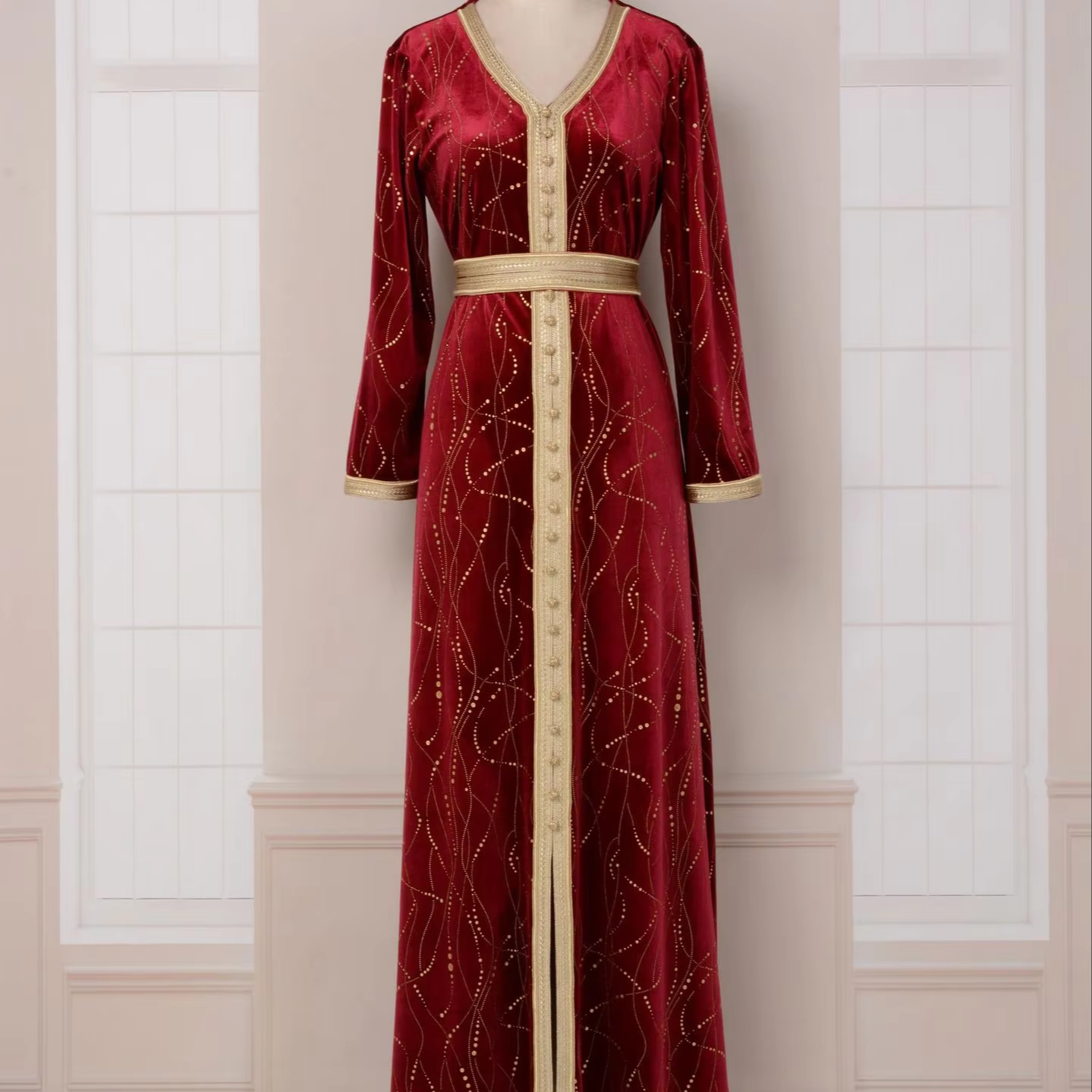 Moroccan Kaftan Caftan Velour 2020 Exquisite Velvet Kaftans - Main Image