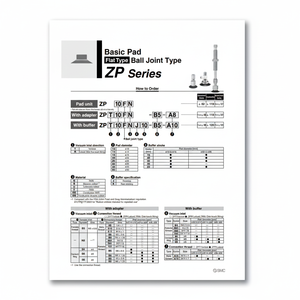 แผ่นสุญญากาศ ZPT50FGNK10-B01-A14อุตสาหกรรม SMC pneumatics - Product Image 1