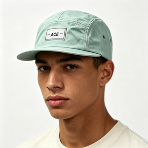Gorra de Lona de 5 Paneles con Logotipo Personalizado, Ligera, de Secado Rápido, para Deportes al Aire Libre, Gorra de Campamento para Adultos, Venta al Por Mayor - Product Image 1