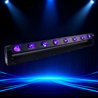 UNOXINE Professionnel 8 Yeux 8x12W Lumière Spider Beam RGBW |   Laser à tête mobile pour discothèque, club et éclairage de scène de mariage