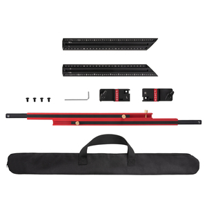 Chuyên nghiệp tự làm hợp kim nhôm cầu thang Tread mẫu công cụ để đo Jig risers tường phân vùng Kệ tầng cầu thang - Product Image 2