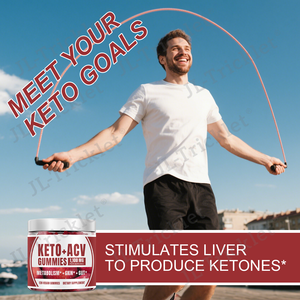 علامة تجارية خاصة منخفضة موك لسان كيتو ACV المتقدم مع جذر الخطمي مع الأم: mg Keto Plus gumies ACV Gummies - Product Image 2