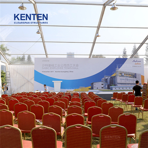 Grand Abri Personnalisé 400 1000 Places Aluminium Auvent Extérieur de Luxe Marque Tente Claire Moyenne Toit Commercial 20m x 40m Tente d'événement - Product Image 3