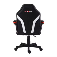 Chaise de jeu ergonomique moderne pivotante pour enfants, siège d'ordinateur confortable pour joueurs PC, avec vérin à gaz à 2 niveaux