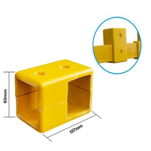 <b>Fence</b> Accessories Moulded FRP Connector Tee Four-way - Product Image 1