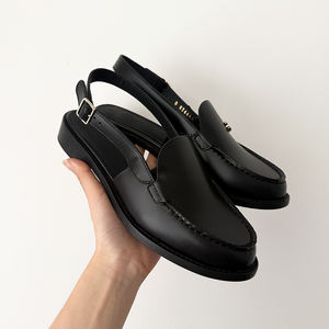 Flats à Bride Arrière pour Femme, Mocassins à Bout Rond Fermé, Escarpins à Enfiler à Talon Bas, Chaussures de Ville Décontractées de Bureau, <span class=keywords><strong>Mules</strong></span> pour Dame - Product Image 4