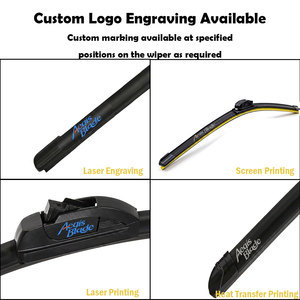 ใบปัดน้ำฝนคุณภาพสูงแบบไร้โครง ยางธรรมชาติ สำหรับรถยนต์ ใช้ได้ทุกฤดู เหมาะสำหรับรถยนต์ฮอนด้า - Product Image 3