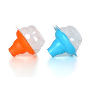 Taza de hielo desechable para afeitado con tapa, cuenco de plástico con flores, naranja, 4oz/8oz/12oz, gran oferta, <span class=keywords><strong>2023</strong></span> - Product Image 2