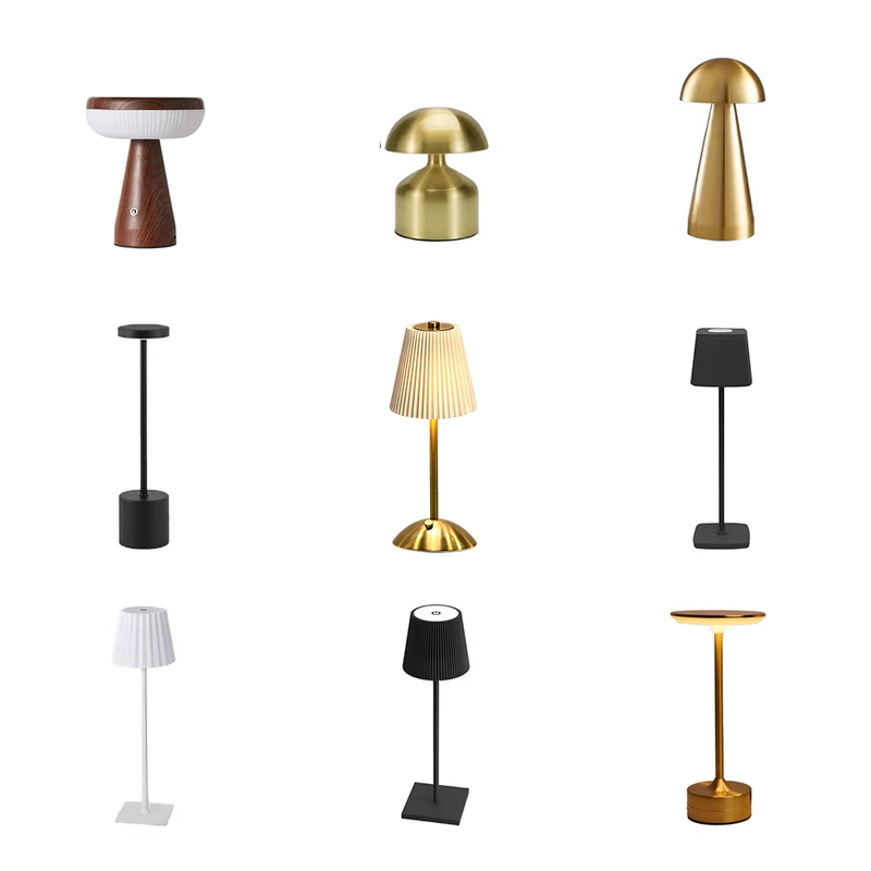 Modern Minimalist Metal Desk Lamp Stepless