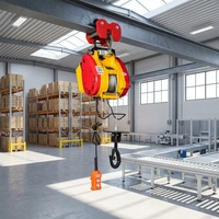 Palans électriques robustes Little King Kong avec câble métallique haute résistance, vitesse de levage rapide 13m/min pour chantier de construction