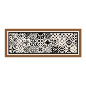 Alfombra de Baño con Diseño de Follaje, Rectangular, Antideslizante, para Uso Doméstico - Product Image 3