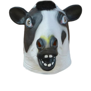 หน้ากากยางหัววัวหลากสไตล์,หน้ากากยางรูปสัตว์ชุดแฟนซีเครื่องแต่งกายคอสเพลย์วัวอุปกรณ์ประกอบฉากสำหรับเกมผู้ใหญ่ - Product Image 5