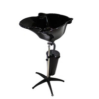 Bacs à Shampooing Réglables en Hauteur pour Salon de Coiffure, Équipement Professionnel, Outils de Coiffure, Lavabo Mobile pour Barbier