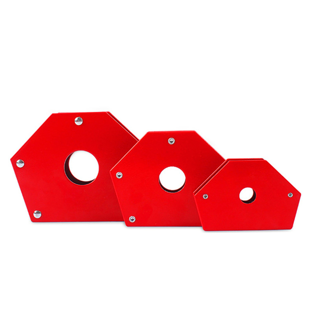 Magnetic Welding Clamp Set with Switch Neodymium Ferrite Magnet Block Moulded Weld Holders