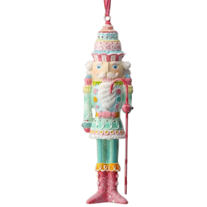 Adornos Navideños Personalizados de Resina, Colgantes para Árbol de Navidad, Soldado de Jengibre, <span class=keywords><strong>Cascanueces</strong></span>, Pastel de Caramelo <span class=keywords><strong>Rosa</strong></span> - Product Image 4