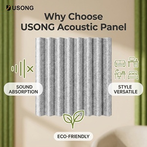 Panneau Acoustique 3D Ondulé en Polyester - Ignifuge et Écologique pour l'Absorption Sonore des Bureaux avec Solutions de Design Graphique - Product Image 4