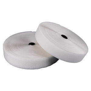 Wholesale non-adhesive woven sewing <b>machine</b> sewing hook and loop tapes fasteners clothing accessories white support OEM ODM - Product Image 4