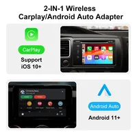 Nouvel adaptateur CarPlay sans fil 2-en-1 USB/Dongle sans fil pour Android Auto Plug & Play Toyota Camry Garantie 1 an
