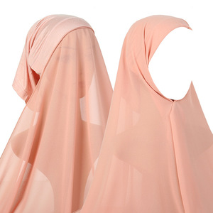 Mio Thời Trang Chất Lượng Cao Voan Hijab Hồi Giáo Khăn Cho Phụ Nữ Phụ Nữ Truyền Thống Hijab Hồi Giáo Ăn Mặc - Product Image 1