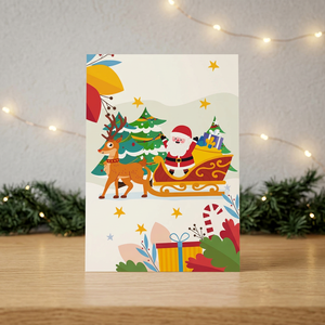 Meilleures ventes : Carte pop-up artisanale Noël Forêt de Noël, design personnalisé, cadeaux en papier, impression offset tendance, Viet-craft - Product Image 5