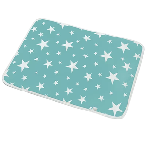 Matelas <span class=keywords><strong>à</strong></span> <span class=keywords><strong>langer</strong></span> Portable bébé respirant imperméable <span class=keywords><strong>tapis</strong></span> <span class=keywords><strong>de</strong></span> <span class=keywords><strong>voyage</strong></span> en coton nouveau-né réutilisable et lavable pour les voyages <span class=keywords><strong>à</strong></span> l'extérieur - Product Image 3