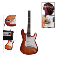 Paisen Guitare Électrique Économique en Tilleul 21 Touches Style Rock pour Solo Fabriquée en Chine