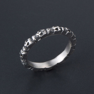 Skull Pattern <b>Titanium</b> Steel <b>Ring</b> Unisex Pinky <b>Ring</b> For <b>Men</b> And Women Gift Jewelry SA737 - Product Image 3